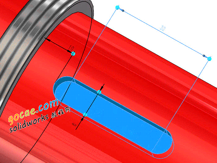 EX9 主轴练习图纸 solidworks PDF尺寸图下载 新人基础