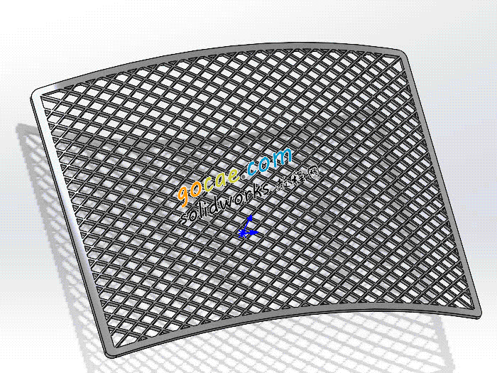 solidworks中如何做网格？SW 曲面基础教程练习