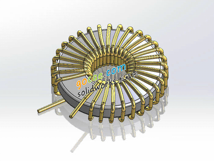 solidworks 中做电感铜丝缠绕的建模？SW 曲面基础教程练习