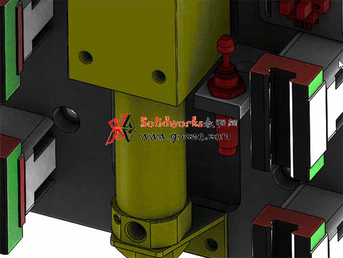 每日一练：#51 无杆气缸 上下移动 滑台 solidworks 完整免费视频教程