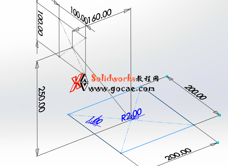 每日一练：#67 方口直角连接管 solidworks 薄板放样 | 钣金视频教程