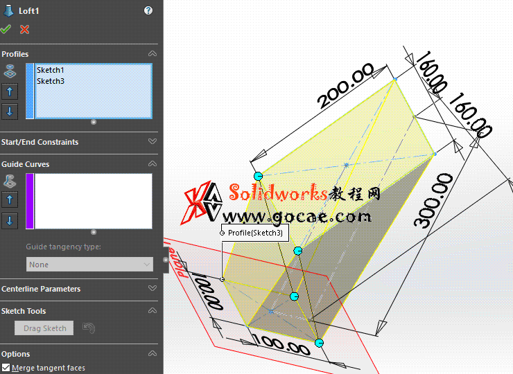 每日一练：#68 方口斜漏斗 连接管 solidworks 薄板放样 | 钣金视频教程