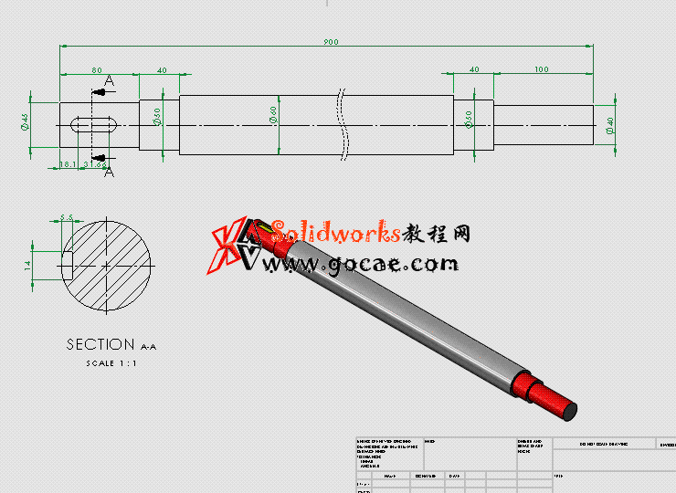 Solidworks入门教程：EB090 建模练习 传动轴 solidworks2020 视频教程