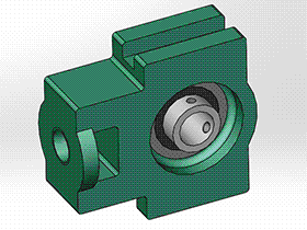 solidworks 标准件 #11 UCK 带滑块座轴承 GB╱T 7810 3D模型零件库 标准查询