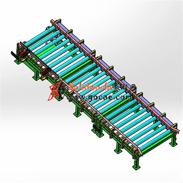 滚筒输送机15套合集3D图纸 Z52 机械设计参考资料设计素材