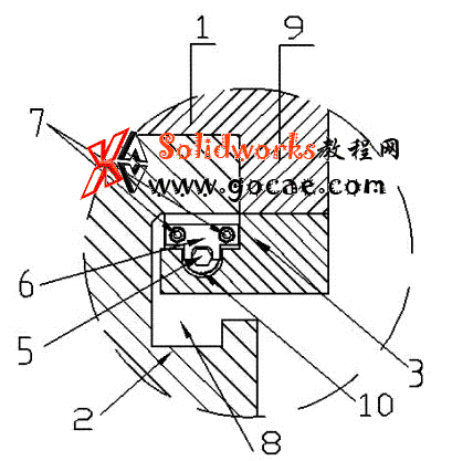 加工中心导轨斜楔调整装置结构介绍