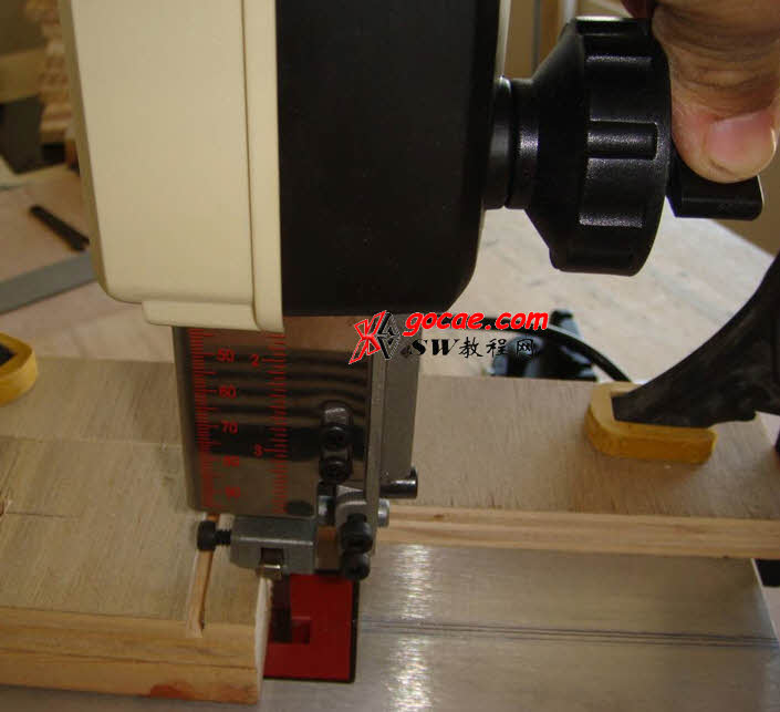 小型立式带锯台校正 立式带锯结构介绍 3D模型下载