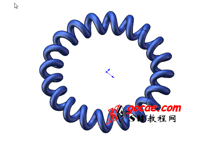 每日一练：#33 Solidworks中如何创建环形螺旋弹簧？