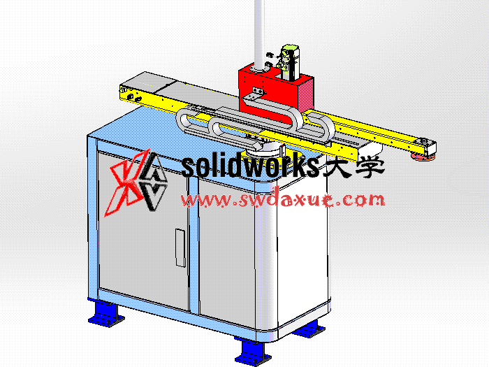 5套冲压机械手 solidworks三维模型 3D图纸