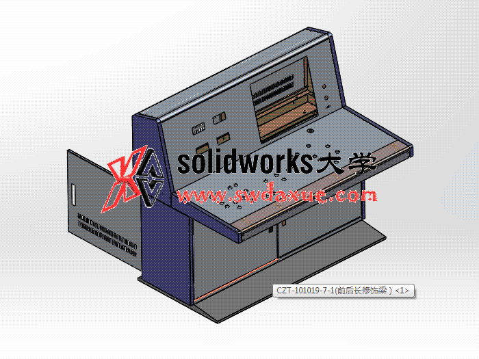 5套钣金电柜 solidworks三维模型 3D图纸