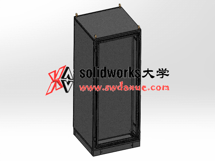 5套钣金电柜 solidworks三维模型 3D图纸