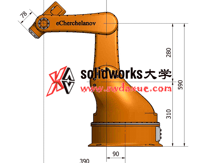 5套机械手 solidworks三维模型 3D图纸