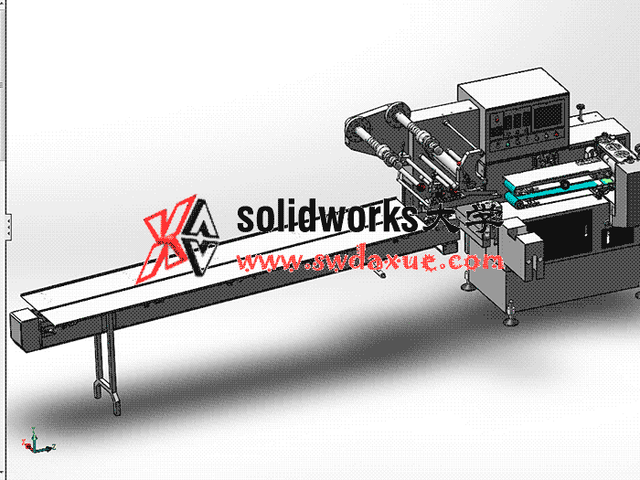 5套包装机 solidworks三维模型 3D图纸