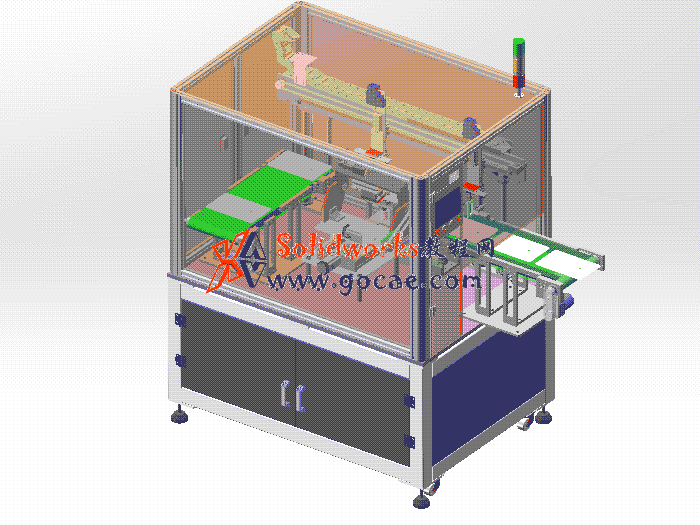 5套打磨抛光机 solidworks三维模型 3D图纸