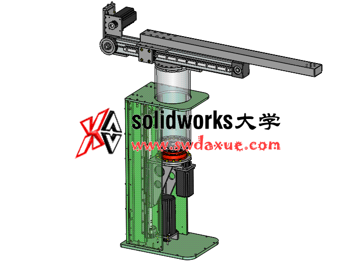 Solidworks工程图 #21 视频教程： 冲压机械手 零件和装配图出图。